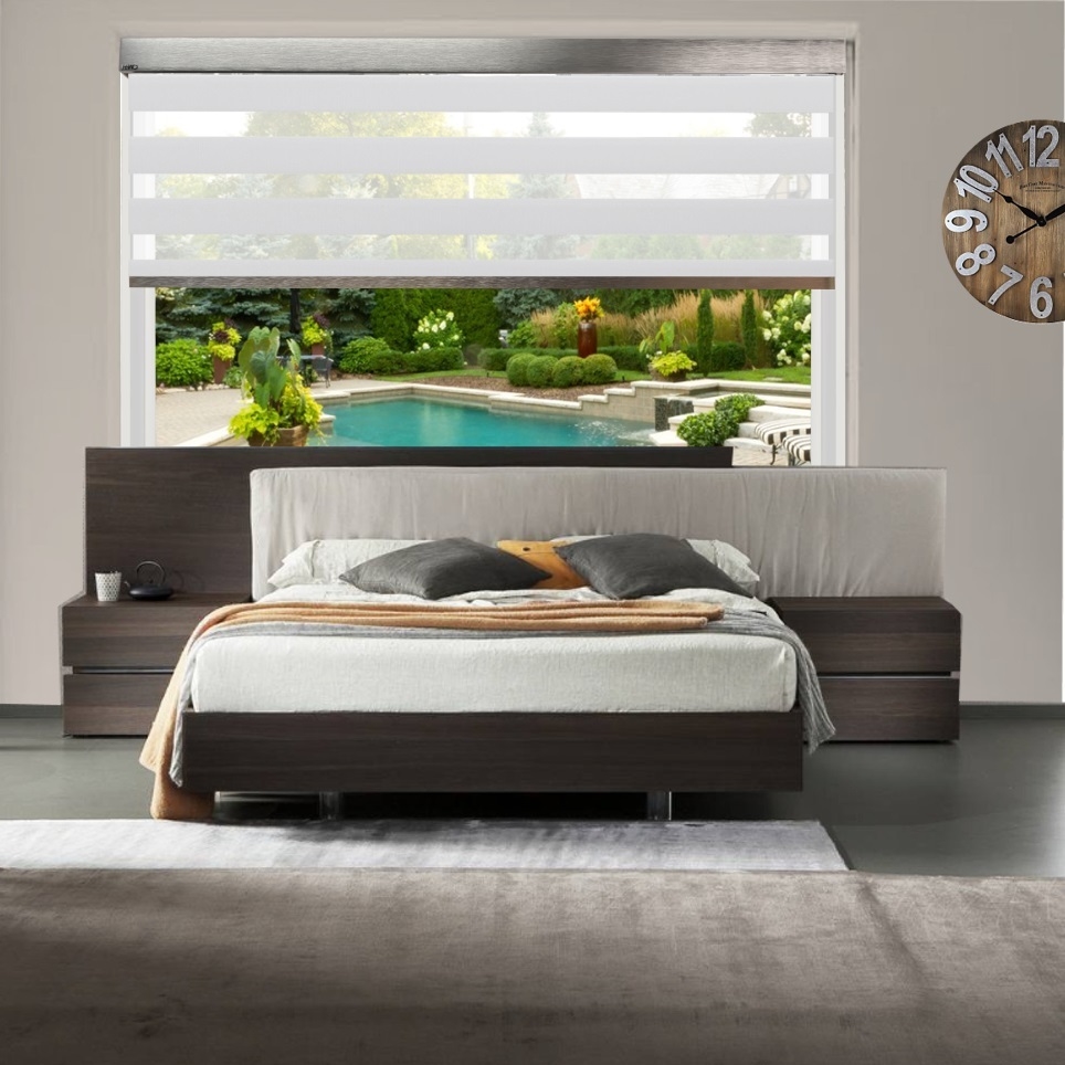 HEWO duo rolgordijn darkness-wide verduisterend koel-wit product afbeelding